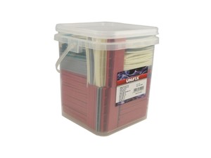 Unifix Assorted Flat Packers 1-6mm - Tub of 400