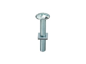 Unifix Roofing Bolts & Square Nuts - Box of 200 - M6 x 12mm