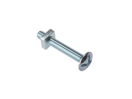Unifix Mushroom Head Roofing Bolts and Nuts - Qty 25 - M6x30mm