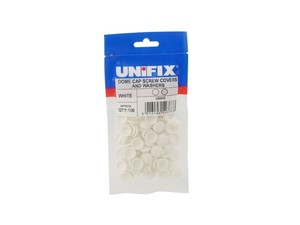 Unifix Dome Cap Screw Covers and Washers - Bag of 100