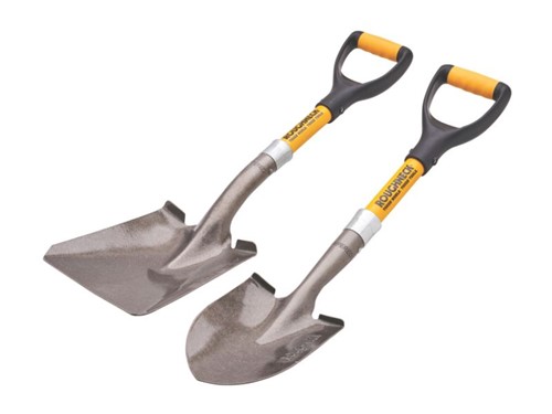 Roughneck Bulk & Round Micro Shovel Twin Pack