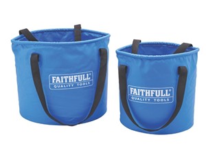 Faithfull 12L and 20L Collapsible Bucket Pack