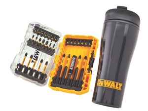DeWALT 32 Piece FlexTorq Bit Set and Travel Mug