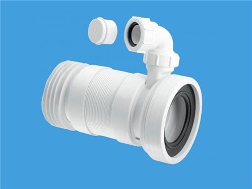 McAlpine Str Flexible WC Connector with Vent [110mm]