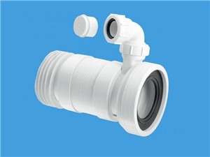 McAlpine Str Flexible WC Connector with Vent [110mm]