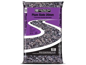 20mm Decorative Plum Slate Chippings - 20kg bag