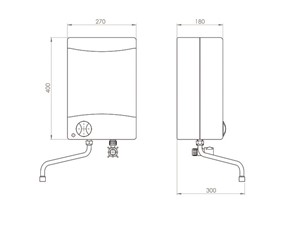 Hyco Handyflow Oversink Vented Water Heater