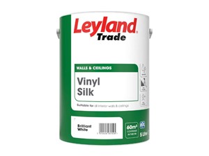 Leyland Vinyl Silk Brilliant White - 5 Litre