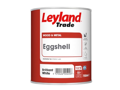 Leyland Vinyl Eggshell Paint Brilliant White - 750ml