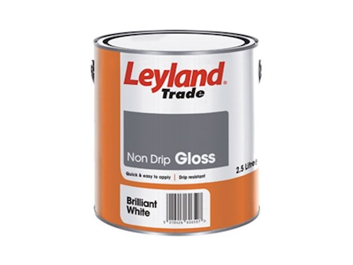 Leyland Gloss Non Drip 2.5Ltr [Brilliant White]
