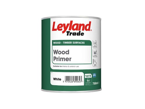 Leyland Wood Primer White - 750ml