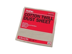 Cotton Twill Dust Sheet [3.6m x 2.7m]