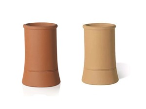 Red Bank Chimney Pot Roll Top Red 300mm
