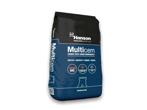 Hanson Castle Multicem Cement in Tough Bag 25kg