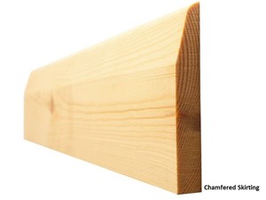 Softwood Chamfered Skirting Board [19mm x 75mm]