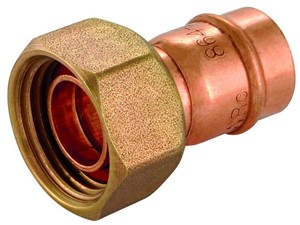 Solder Ring Straight Tap Connector 15mm x 1/2in SRS62