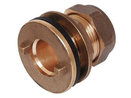 Compression Flange Tank Connector 22mm 650