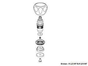 Bristan Tap Revivers 1/2in [Chrome]