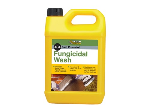 Everbuild 404 Fungicidal Wash, Moss & Mould Remover 5lt