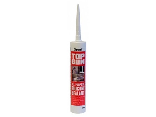 Top Gun Multi Purpose Silicone Sealant 310ml [White]