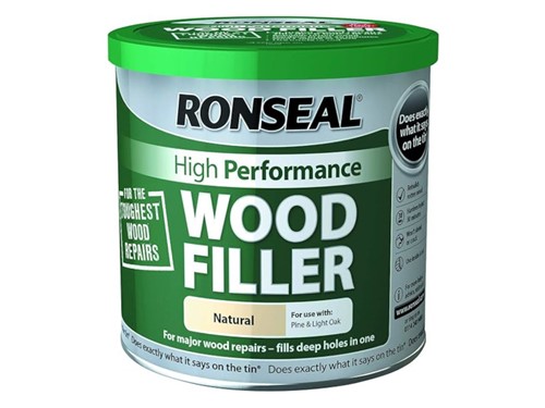 Ronseal High Performance Wood Filler Natural - 550g