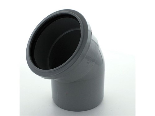 Ring Seal Soil Single Socket Bend 110mm x 135Deg [Grey]