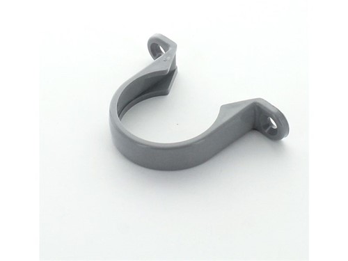 Push Fit Waste Pipe Clip 40mm [Grey]