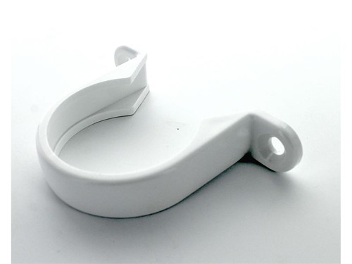 Push Fit Waste Pipe Clip 40mm [White]