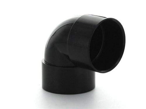 Solvent Waste Knuckle Bend 40mm x 90Deg [Black]