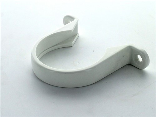 Solvent Waste Pipe Clip ABS 40mm [White]