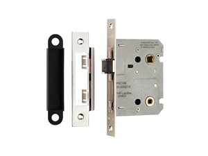 Carlisle Brass Easi-T Bathroom Lock 78mm - Nickel Plate