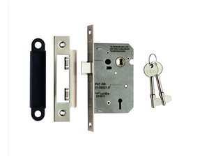 Carlisle Brass Easi-T 3 Lever Sashlock 76mm - Nickel Plate