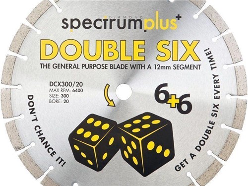 OX Spectrum Plus Double Six Diamond Blade [300mm]