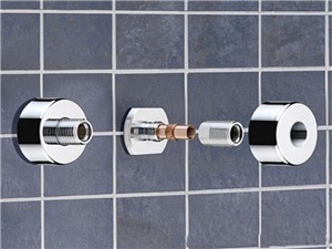 Bar Shower Fitting Kit Std Wall Mount