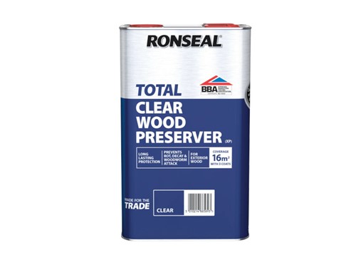 Ronseal Total Trade Wood Preserver - 5 Litre