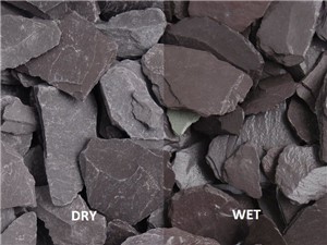 40mm Decorative Blue Slate Chippings - Bulk Bag