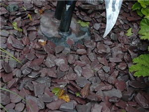 40mm Decorative Plum Slate Chippings Bulk Bag