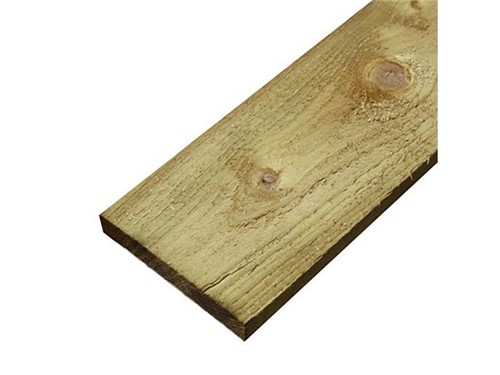 Treated Timber 22mm x 100mm x 4.8m [Green]
