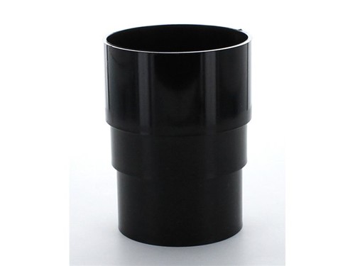 Round Downpipe Connector 68mm [Black]