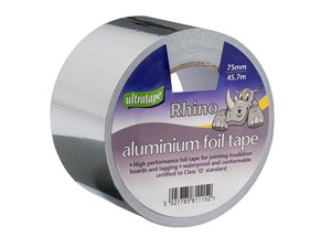 Ultratape Class O Rhino Aluminium Foil Tape 75mm