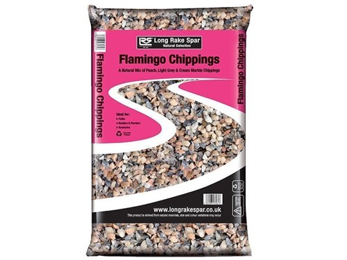 14-20mm Decorative Flamingo Chippings - 20kg bag