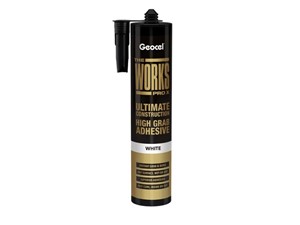 Geocel The Works Pro X High Grab Adhesive White 290ml