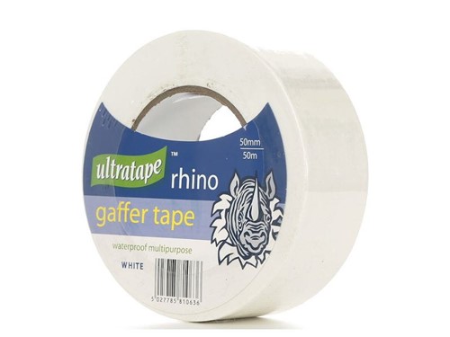 Rhino Cloth / Gaffer Tape White 50mm x 50m
