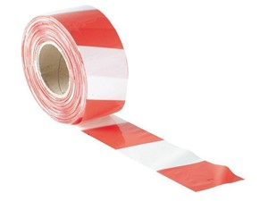 Barrier Tape 70mm x 500m Red & White