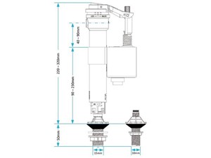 Viva Skylo Dual Entry Brass 4-in-1 Full Valve