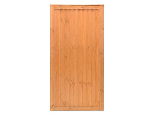 Grange Closeboard Side Entry Gate - Golden Brown