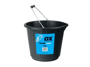 Ox Tools Trade Black Bucket 15 Litre