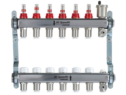 JG Speedfit Underfloor Heating Manifold S/S [2 Zone]