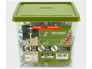 Exterior Timber Decking Screws - 4.5 x 50mm