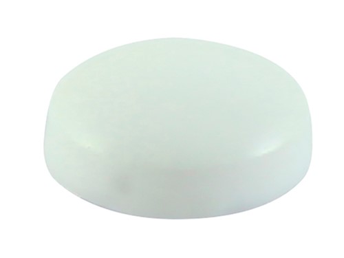 Plastidome White Screw Caps - Pack of 100